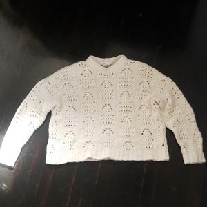 Aerie Cream Colored Sweater